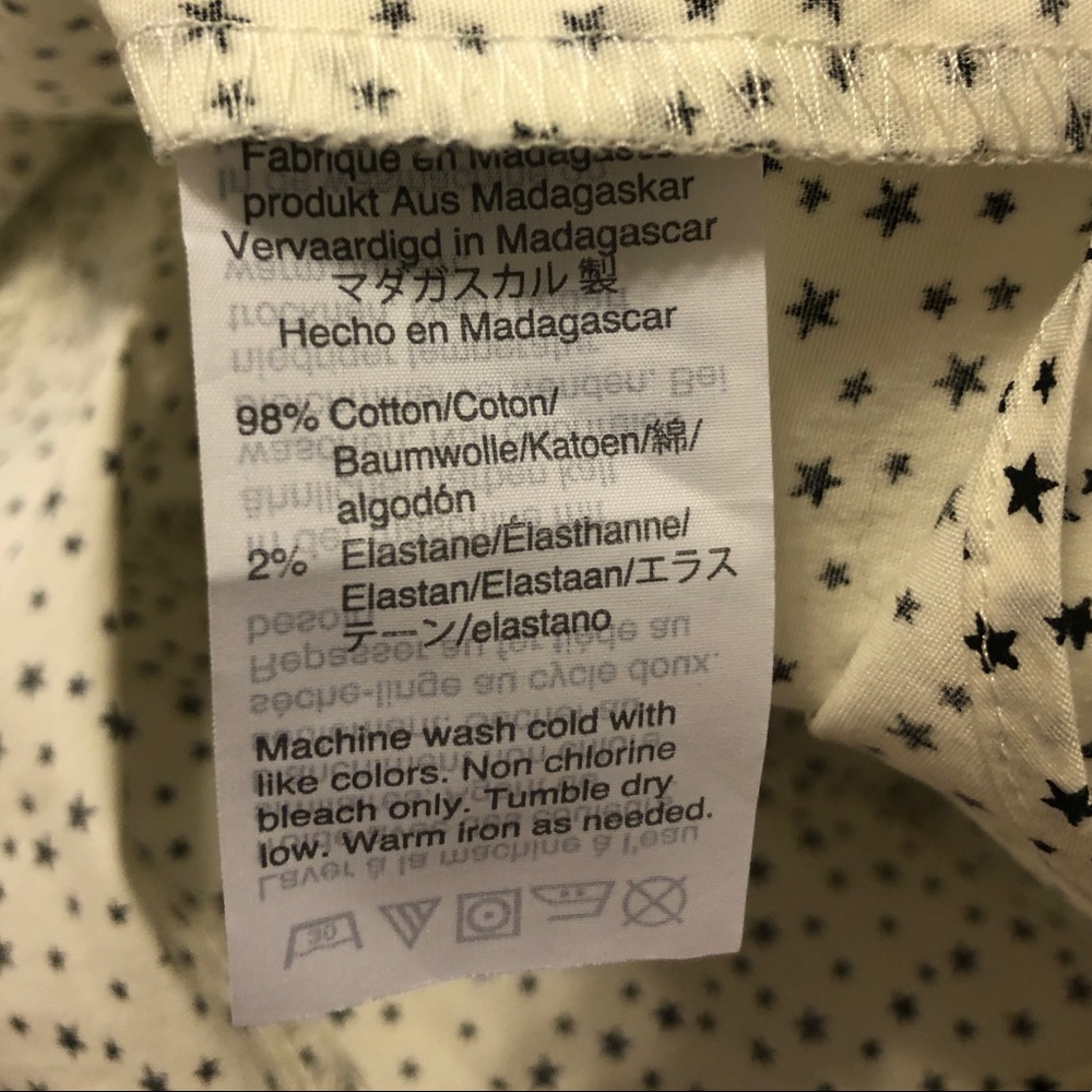 J Crew- star patterned button down - Picture 5 of 5